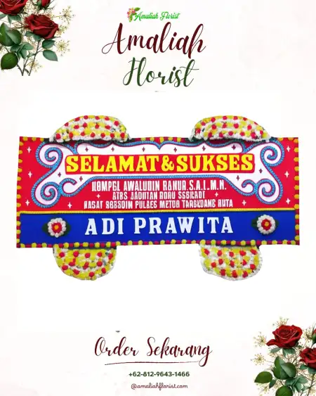 Papan Bunga Ucapan Selamat cijagra